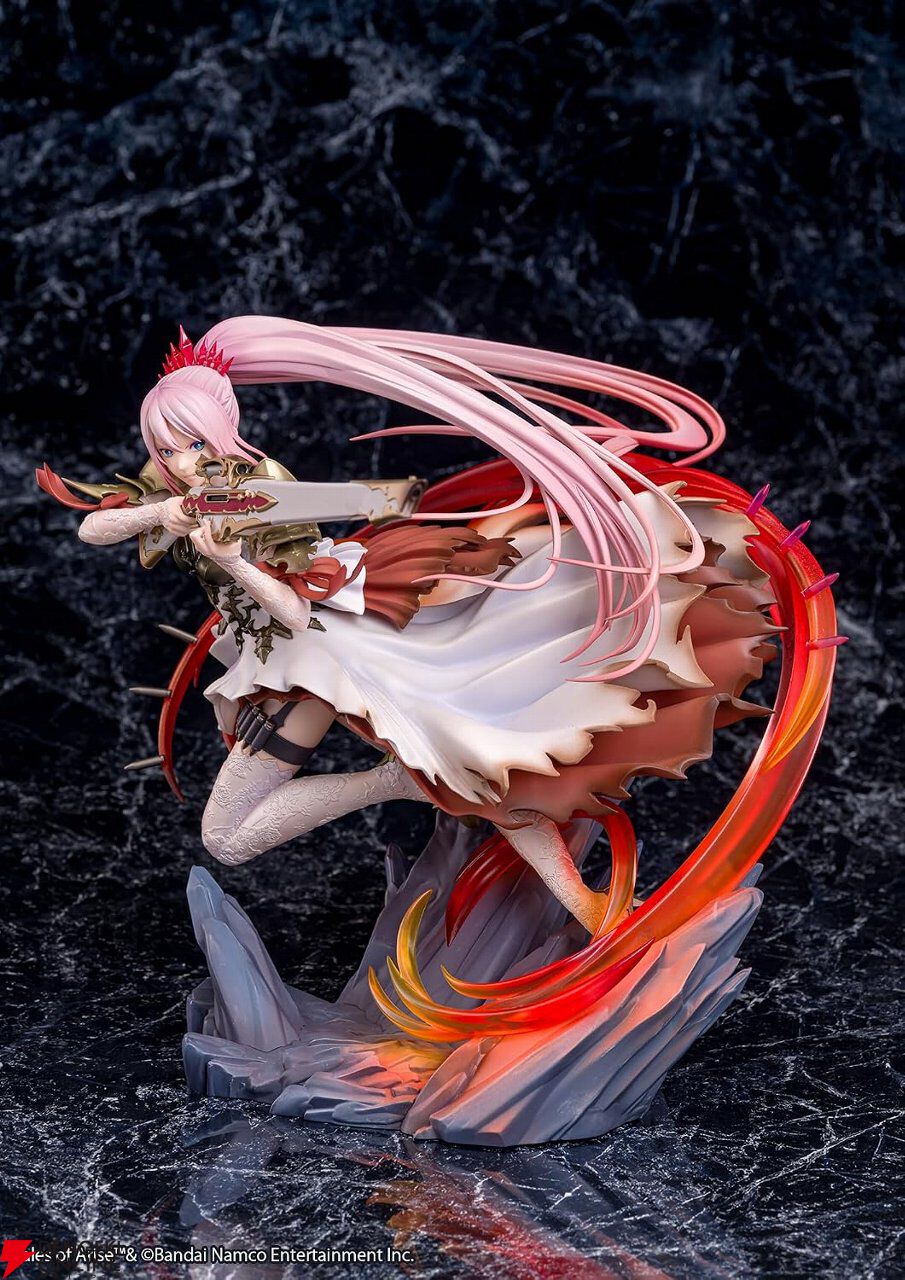 『テイルズ オブ アライズ』シオンが迫力満点の戦闘ポーズでフィギュア化。ドレスの翻りやソックスのレース模様まで丁寧に造形