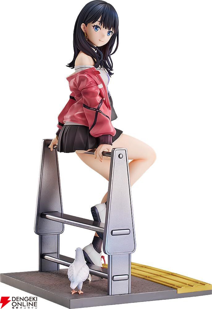 GRIDMAN DYNAZENON×アズールレーン』コラボイベントより“宝多六花 ブルースカイ・ステーション”がフィギュア化。手すりに食い込む太ももの表現が凄すぎると話題に！  - 電撃オンライン