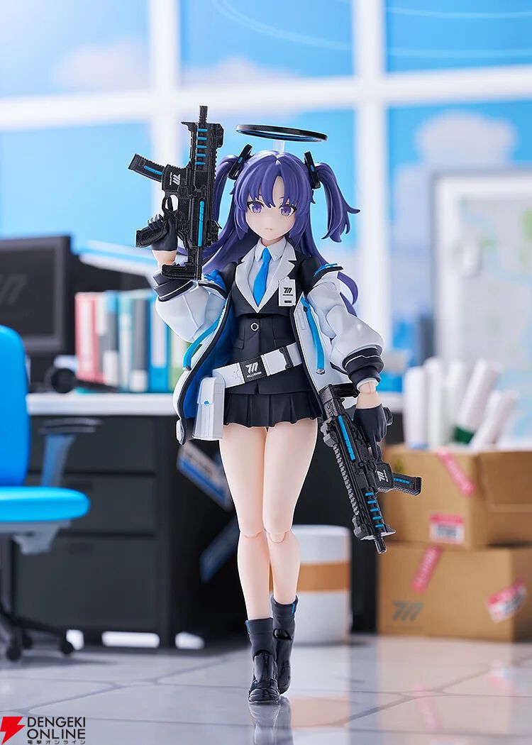 新しい季節 ブルーアーカイブ』より早瀬ユウカがfigmaで登場。アクション用 ゲームキャラクター