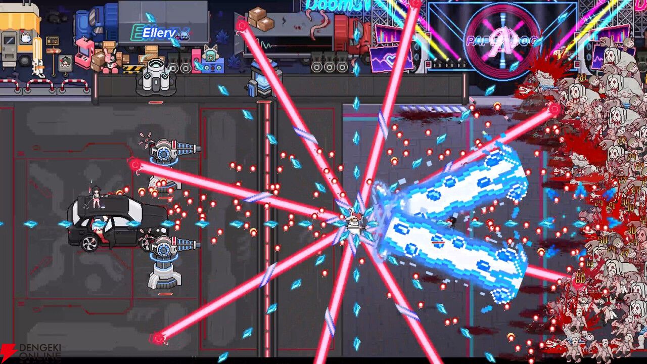 Doom Sweeper』は殺伐とした世界で爽快にゾンビを倒す2Dサバイバル