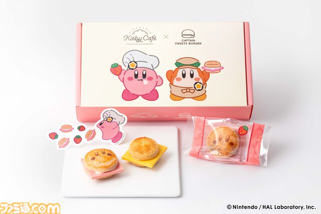 カービィがスイーツバーガーに！ カービィカフェ×キャプテンスイーツバーガーのコラボスイーツが東京駅店舗で7月22日より先行発売
