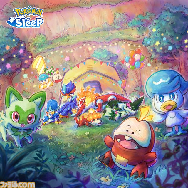 『ポケモンスリープ』ニャオハ・ホゲータ・クワッスたちの寝顔が見られる！ リリース1周年を記念したイベントが7月15日より開催