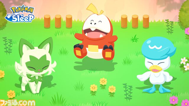 『ポケモンスリープ』ニャオハ・ホゲータ・クワッスたちの寝顔が見られる！ リリース1周年を記念したイベントが7月15日より開催