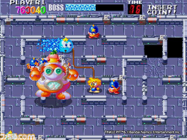 【アケアカ】『ティンクルピット』Switch/PS4向けに7月11日配信。パックマンたち往年のナムコキャラクターが多数登場するお祭りアクション