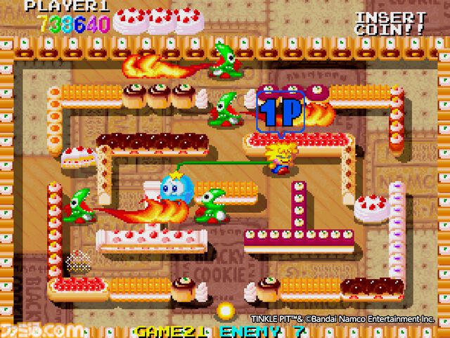 【アケアカ】『ティンクルピット』Switch/PS4向けに7月11日配信。パックマンたち往年のナムコキャラクターが多数登場するお祭りアクション