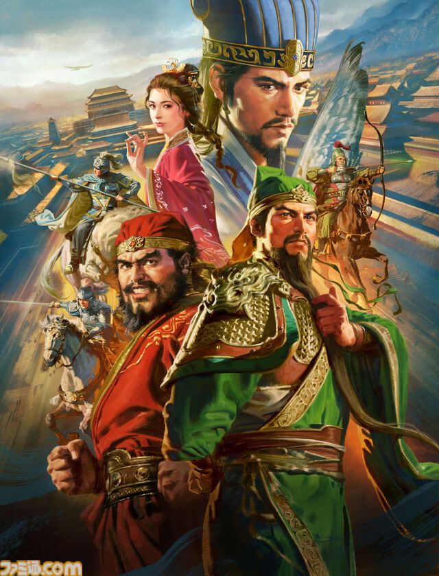『三國志8 REMAKE』ファミ通DXパックが予約開始。貂蝉の掛け軸風タペストリー、桃園イベントを墨絵でデザインした湯飲みなどが付属