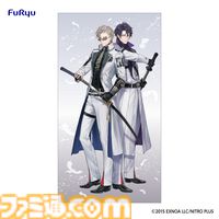 『刀剣乱舞ONLINE』鶴丸国永、肥前忠広のぬーどるストッパーフィギュアが登場。“みんなのくじ”が7月27日よりローソンや書店などで発売