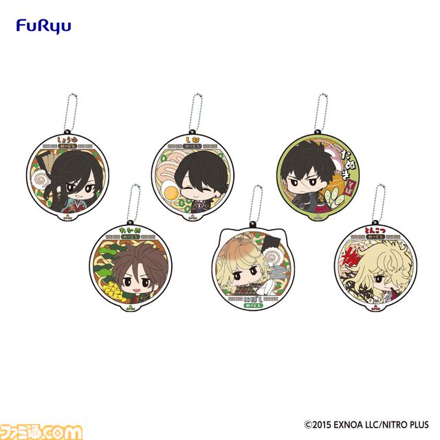 『刀剣乱舞ONLINE』鶴丸国永、肥前忠広のぬーどるストッパーフィギュアが登場。“みんなのくじ”が7月27日よりローソンや書店などで発売
