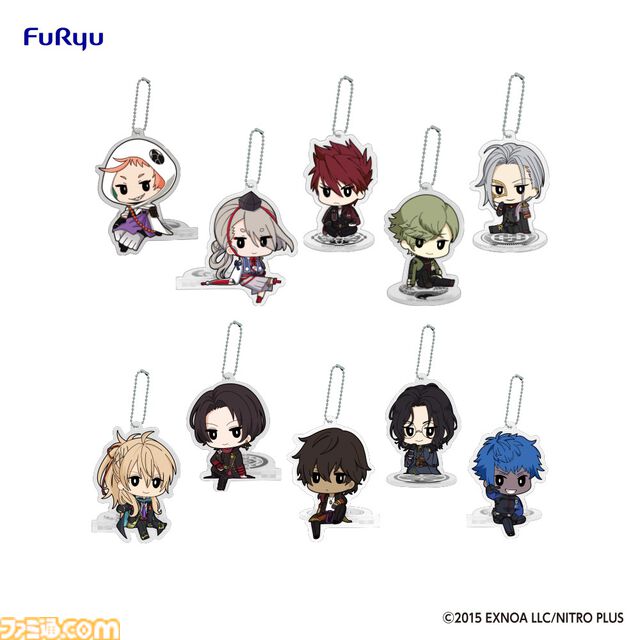 『刀剣乱舞ONLINE』鶴丸国永、肥前忠広のぬーどるストッパーフィギュアが登場。“みんなのくじ”が7月27日よりローソンや書店などで発売