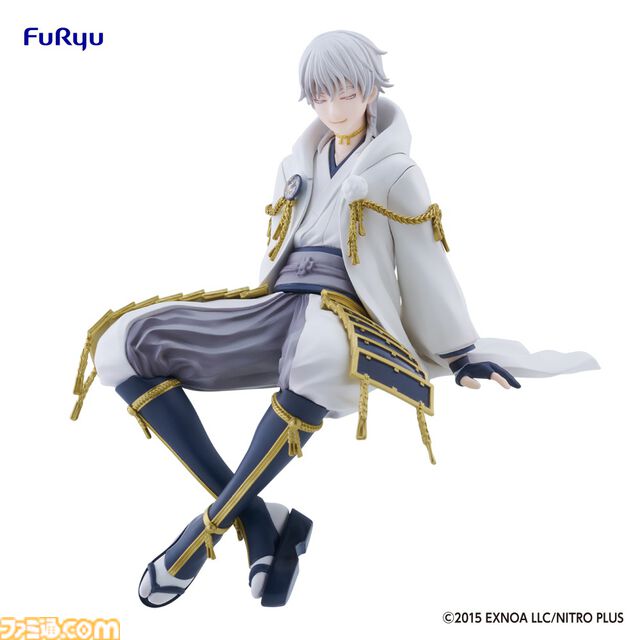 『刀剣乱舞ONLINE』鶴丸国永、肥前忠広のぬーどるストッパーフィギュアが登場。“みんなのくじ”が7月27日よりローソンや書店などで発売