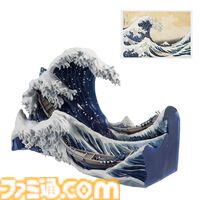 葛飾北斎の一番くじが8/31発売。荒々しい大波を描いた“冨嶽三十六景 神奈川沖浪裏”がジオラマ化