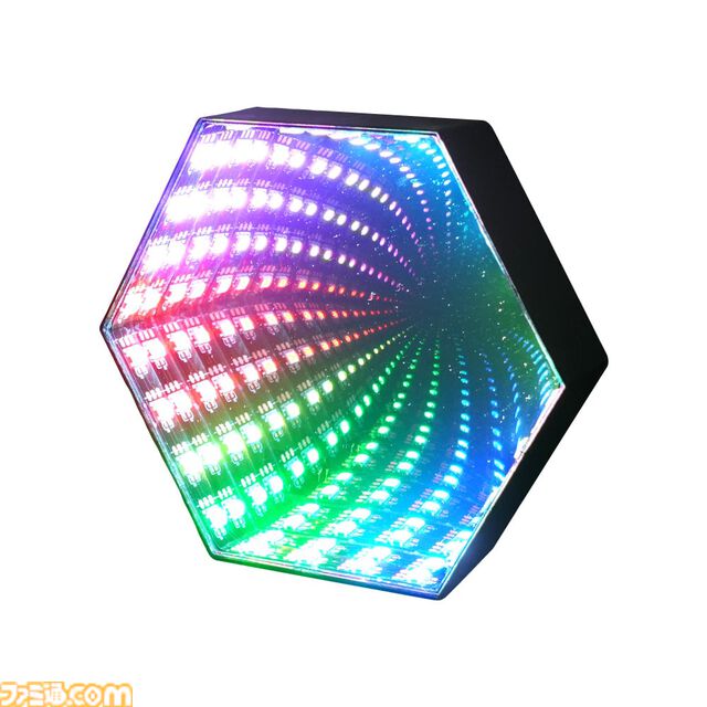 部屋にゲーミング空間を生み出すLED搭載の卓上＆壁掛けミラーが発売。音を感知して点灯する6種の音楽モードも搭載