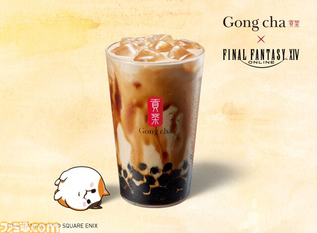 『FF14』×ゴンチャのコラボキャンペーンが明日（7/17）より開始。ファットキャット、でぶチョコボ、サボテンダーのスペシャルドリンクが登場