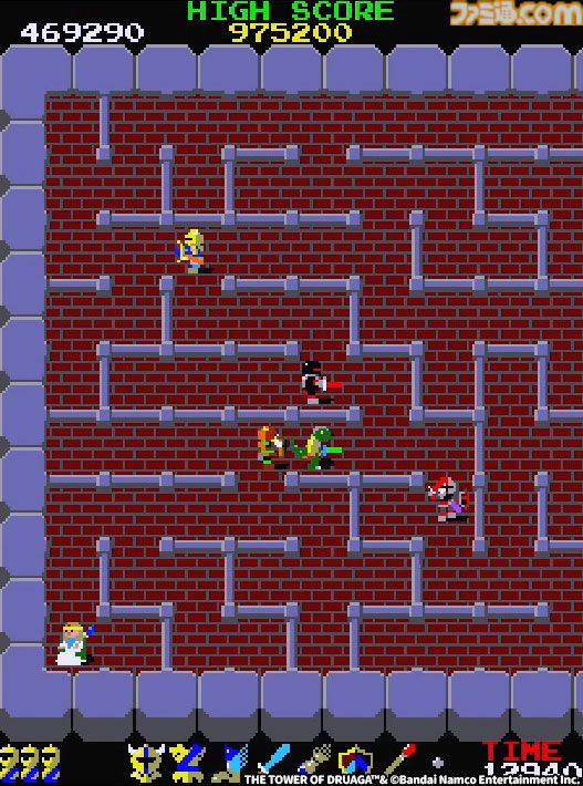 AC版『ドルアーガの塔』が稼動を開始して40周年。元祖アクションRPGとしてゲーム史に名を残す名作。宝箱を見つけるため、アーケードゲーマーたちが日々熱中【今日は何の日？】