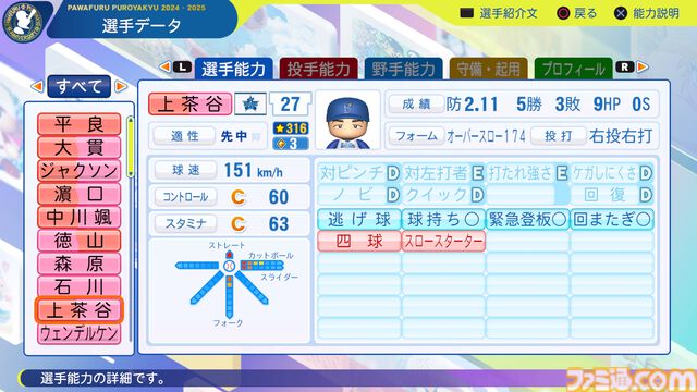 『パワプロ2024』横浜DeNAベイスターズ選手能力一覧