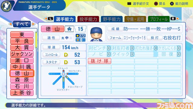 『パワプロ2024』横浜DeNAベイスターズ選手能力一覧