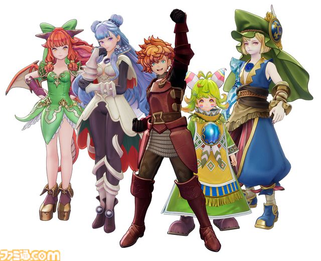 『聖剣伝説 ヴィジョンズ オブ マナ』アッシュ（声:立花 慎之介）やクラスチェンジ、強力な特技・アビリティが入手できるエレメントボードなどの情報が公開