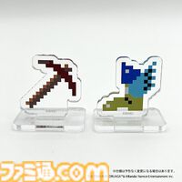 『ドルアーガの塔』40周年記念グッズとしてつるはしやジェットブーツなどのアクリルスタンド、ロゴをあしらったアクリルブロックの受注販売が開始