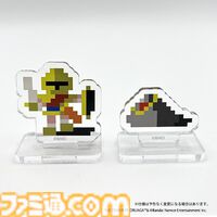 『ドルアーガの塔』40周年記念グッズとしてつるはしやジェットブーツなどのアクリルスタンド、ロゴをあしらったアクリルブロックの受注販売が開始