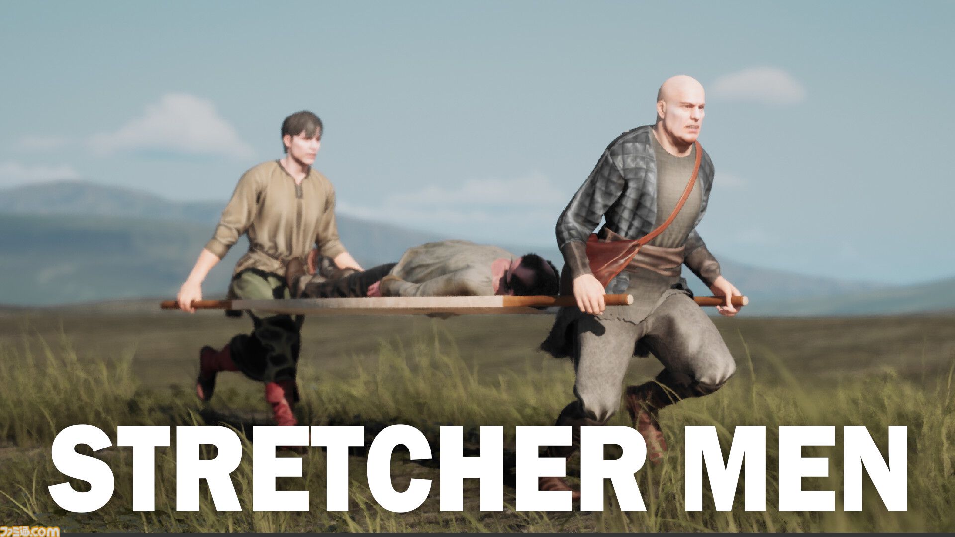 病人を担架で運ぶアクション『STRETCHER MEN』7月29日にリリース。ふたりの担ぎ手を操作して険しい道を進み、診療所を目指せ
