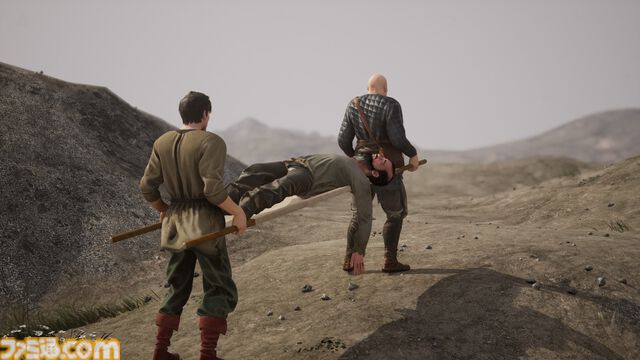 病人を担架で運ぶアクション『STRETCHER MEN』7月29日にリリース。ふたりの担ぎ手を操作して険しい道を進み、診療所を目指せ
