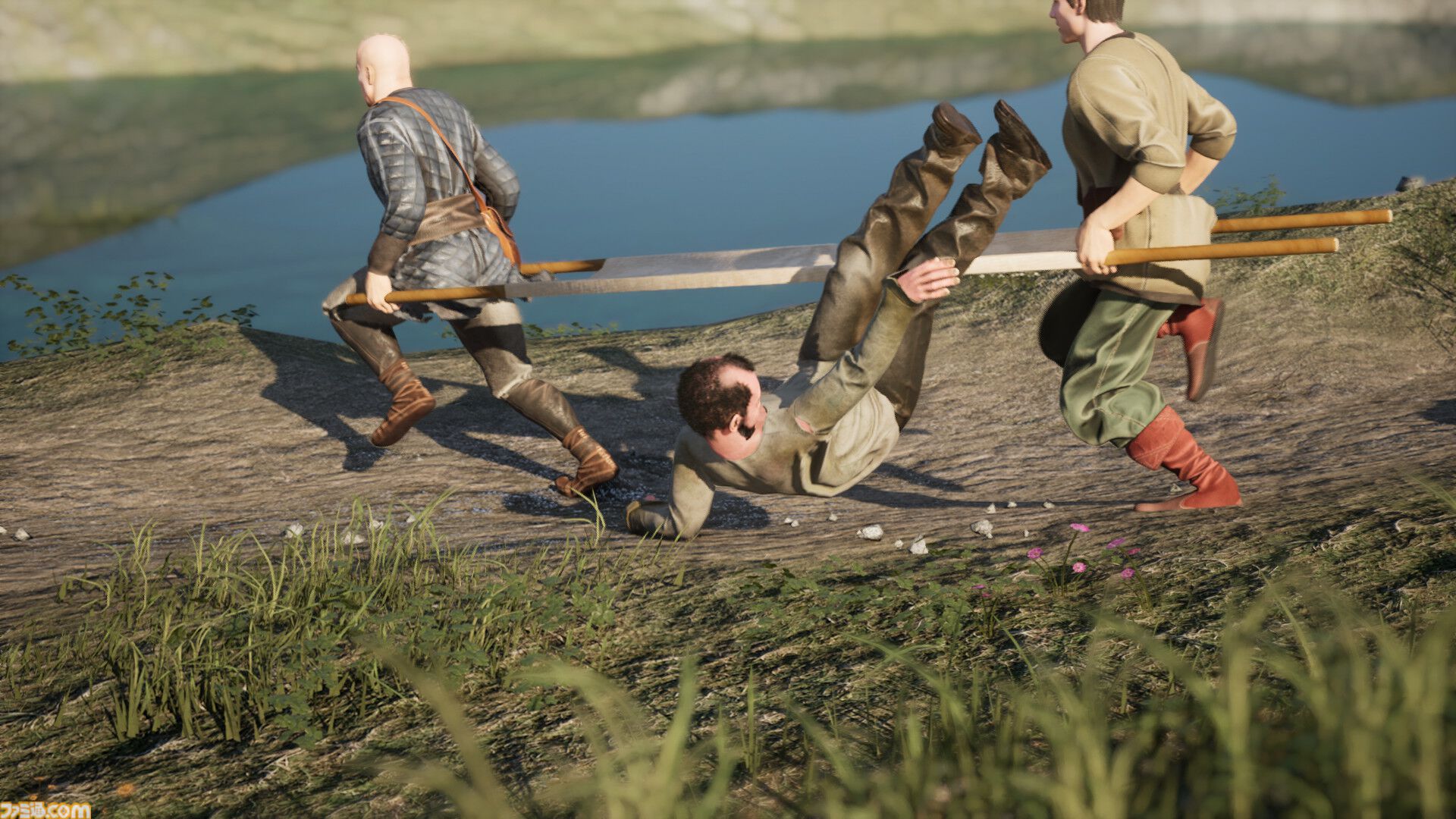 病人を担架で運ぶアクション『STRETCHER MEN』7月29日にリリース。ふたりの担ぎ手を操作して険しい道を進み、診療所を目指せ