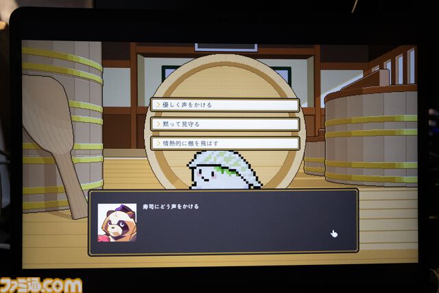 『Wabisabi : Sushi Derby』は回転寿司のレーンでかわいい寿司たちがレースする育成シミュレーション。寿司ならではのシステムを盛り込んだゲームデザインに注目【BitSummit Drift】