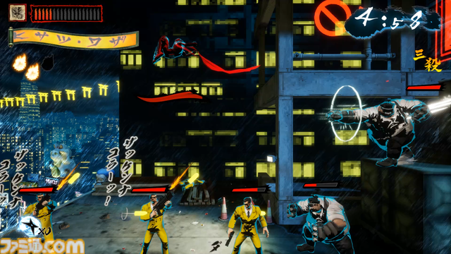 『ニンジャスレイヤー ネオサイタマ炎上』先行レビュー。コミック調の横スクロールハイスピードニンジャアクション活劇。ぶっ飛んだ演出とお手軽爽快アクションが光る、新時代のニンジャゲー！