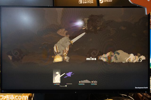 絵本のような温かみのあるビジュアルが目を引く『サフォと月の戦士ら』。MMORPGのヘイト管理をベースにした戦闘パートにも注目