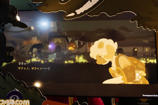 絵本のような温かみのあるビジュアルが目を引く『サフォと月の戦士ら』。MMORPGのヘイト管理をベースにした戦闘パートにも注目