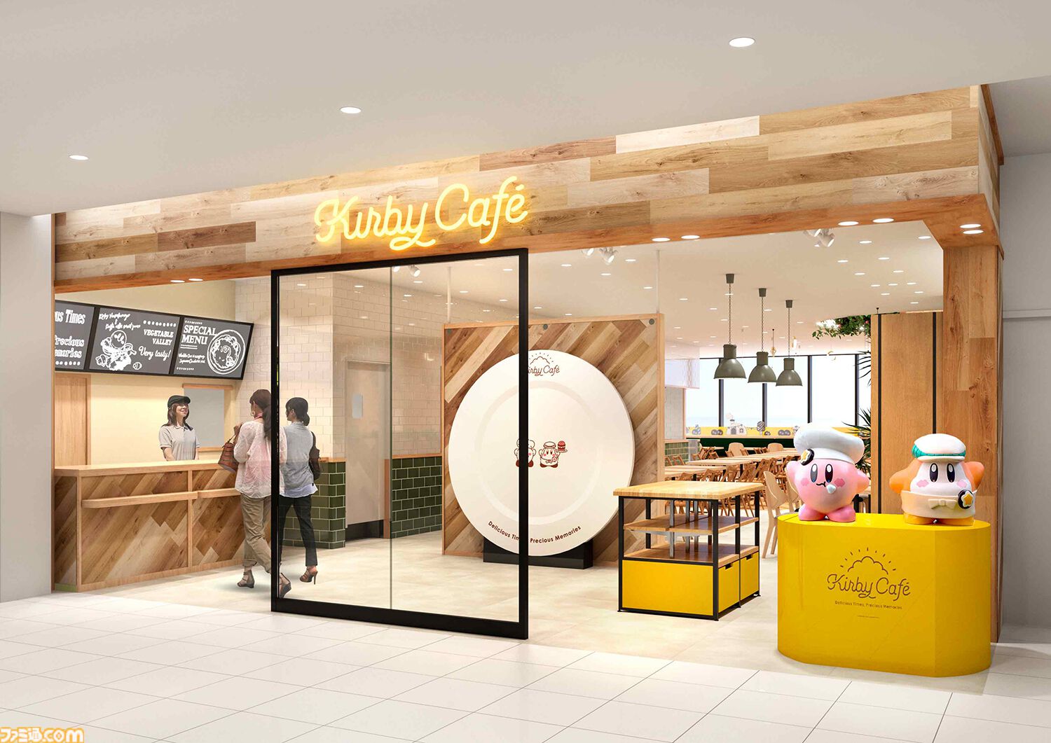 カービィカフェ大阪が2024年秋に常設オープン。大阪限定メニューやカービィカフェ人気メニューが登場。グッズストアも隣接区画に同時展開