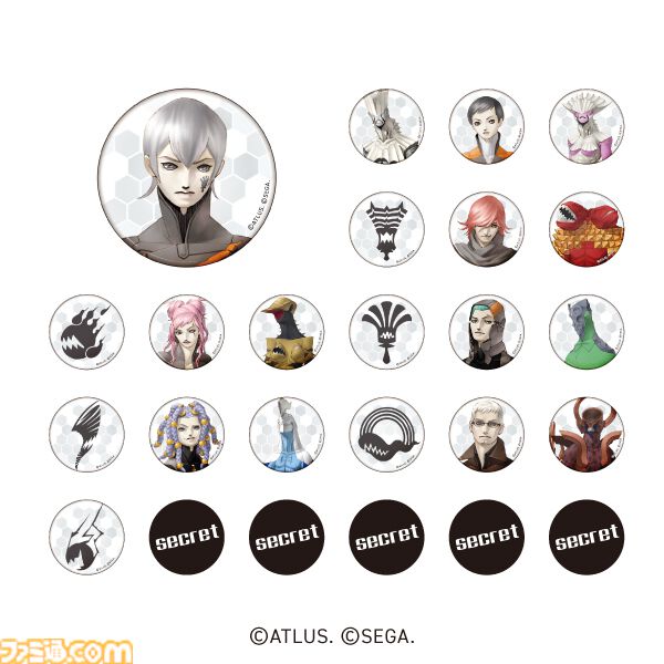 『DIGITAL DEVIL SAGA アバタール・チューナー』20周年記念グッズが登場。アニバーサリーTシャツやアクスタ、缶バッジを展開