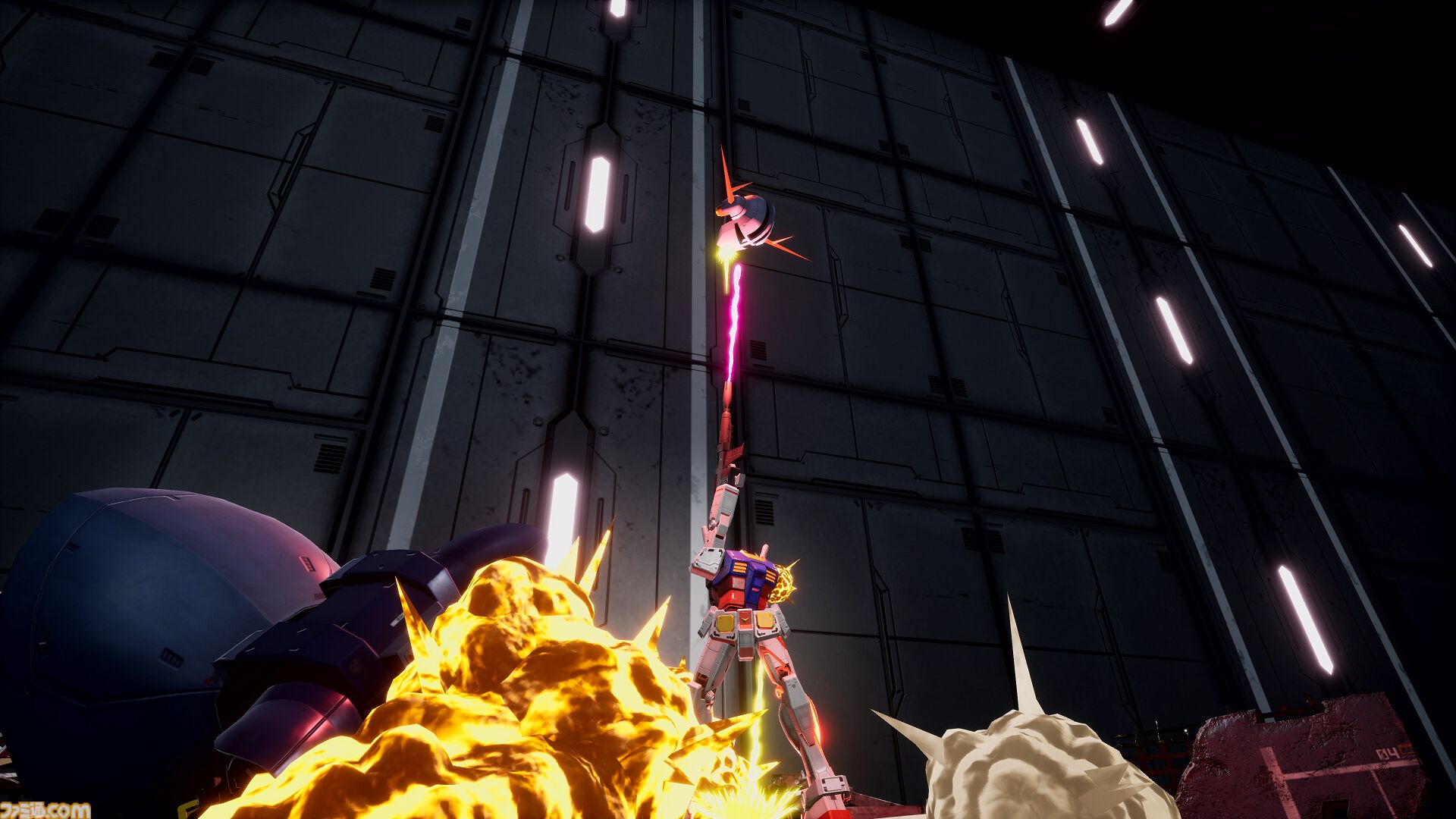 『ガンダムブレイカー4』ジオラマモードは戦闘エフェクトや弾痕加工、オブジェクトの配置まで自由自在。自分だけの戦場やシチュエーションを作り出せる