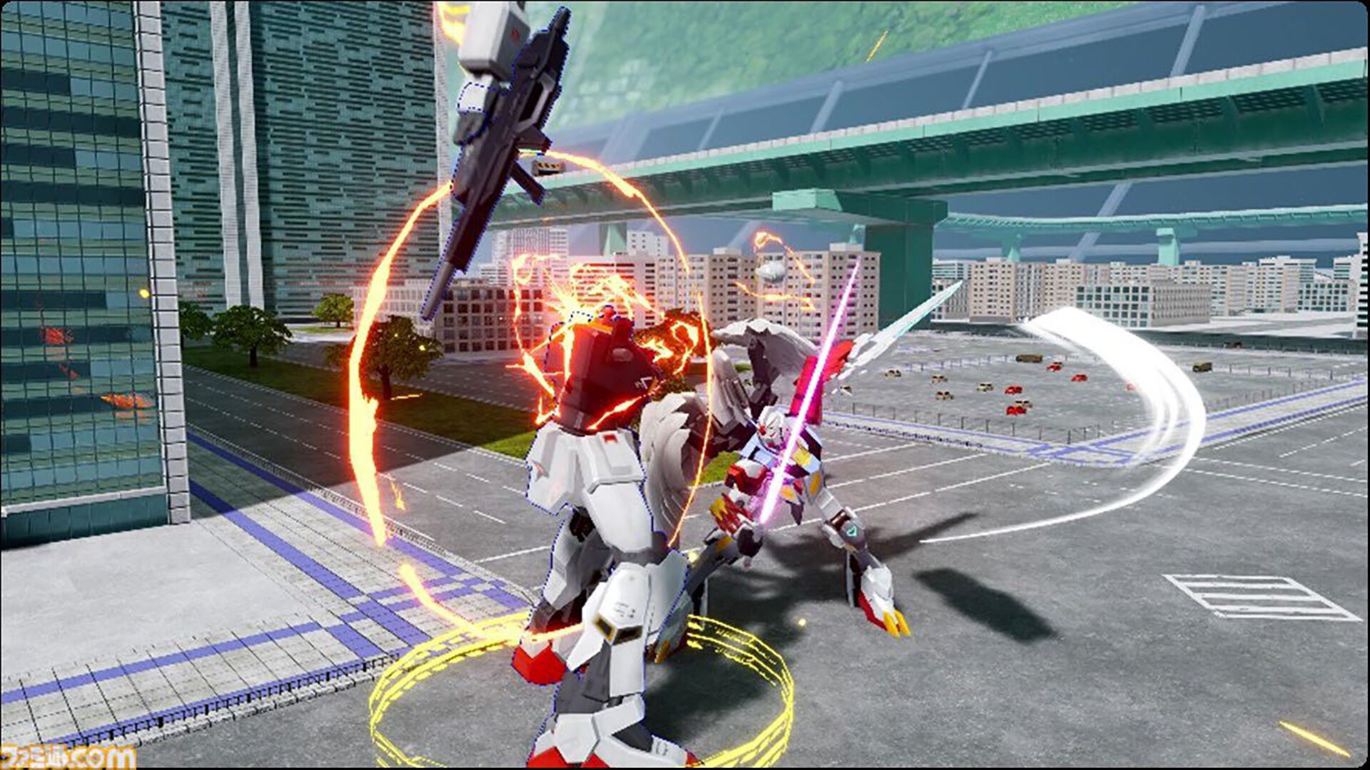 『ガンダムブレイカー4』ジオラマモードは戦闘エフェクトや弾痕加工、オブジェクトの配置まで自由自在。自分だけの戦場やシチュエーションを作り出せる