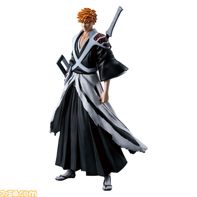 『BLEACH 千年血戦篇』一番くじ第2弾が本日（7/26）発売。二刀の斬月を携えた一護をはじめ、卍解を発動した恋次・ルキア、ゾンビ化した冬獅郎のフィギュアが登場
