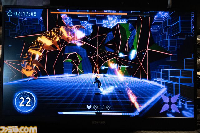 弾幕を吸収して強くなる3Dアクション『StreamStratos（ストリーム ストラトス）』。回数制限のあるバリアの使い所を考える戦略性がおもしろい【BitSummit Drift】