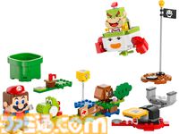 『スーパーマリオワールド』ヨッシーに乗るマントマリオのレゴが10月1日に発売。ヨッシーの舌を出し入れ可