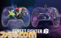 『スト6』キャミィ/ジュリデザインの格ゲー向けパッド発売。ホリとのコラボモデル。コマンド入力や同時押しに特化したボタン配置