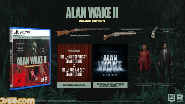 『アランウェイク2』PS5パッケージ版が登場。200以上の賞を総なめにした名作ホラー。前作や拡張パックなど『アランウェイク』シリーズのすべてを収録