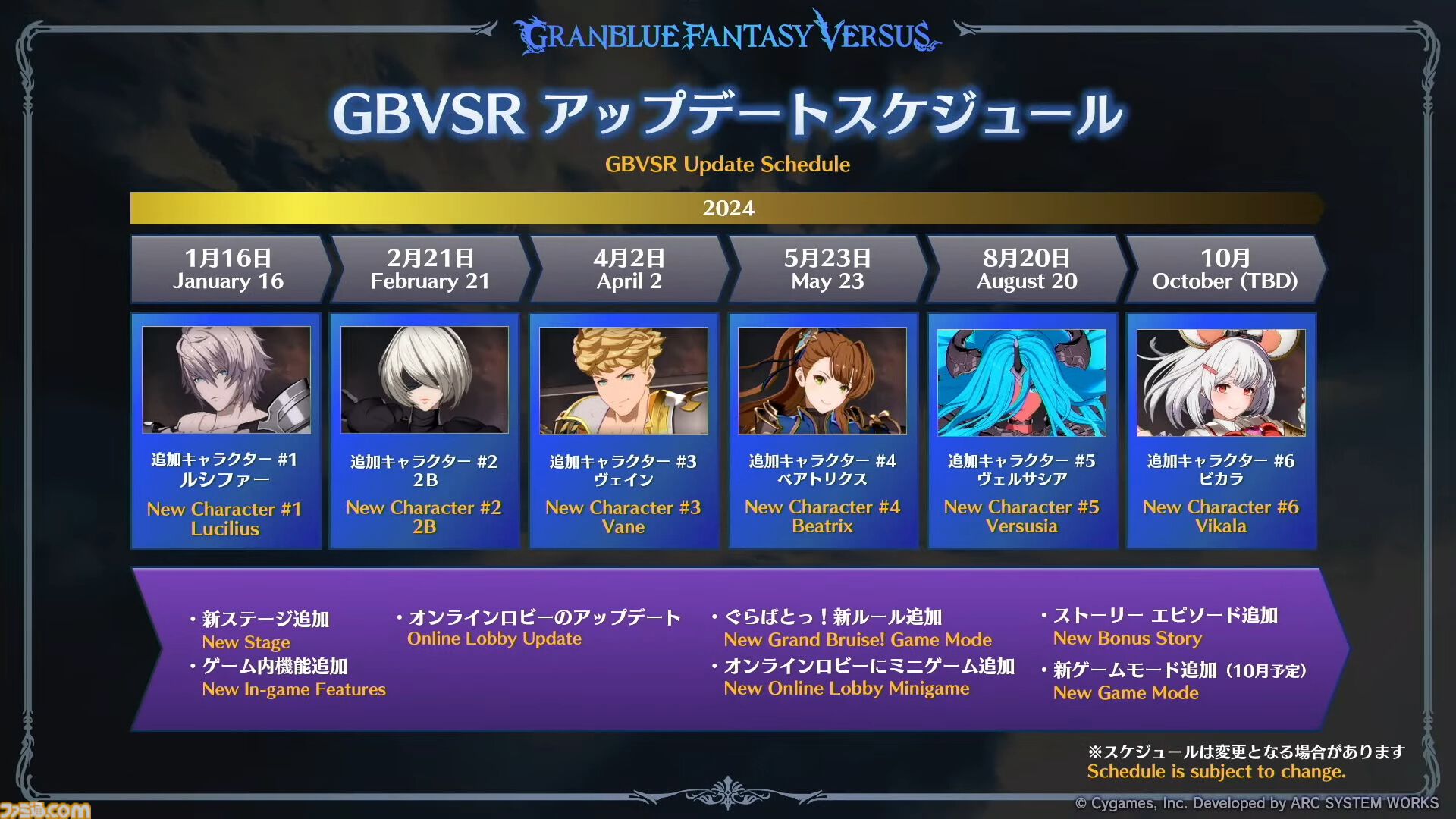 『グラブル真夏の生放送！SP』で発表された情報まとめ。『転スラ』とのコラボイベントや『GBVSR』のベリアルの際どいコスチュームなど新情報満載