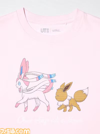 【ポケモン】ゲンガーやイーブイたちがスケッチ風デザインのUTとなって登場。本日（7/29）よりユニクロで発売