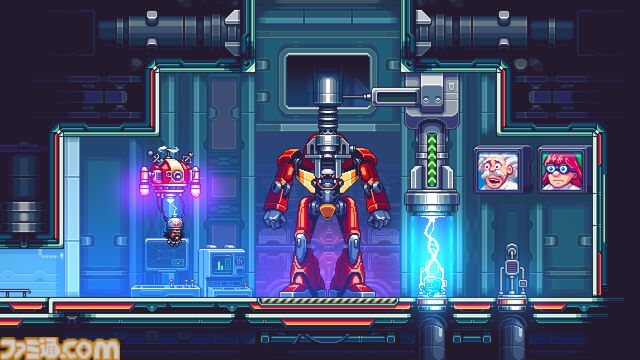 ドット絵2Dアクション『BZZZT: バズボット！』が日本語対応。小さいAIロボが未来の世界でダッシュやギミックを使い激ムズステージを突き進む