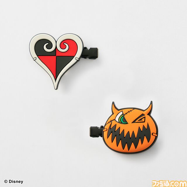 『キングダム ハーツ』シリーズ、ハロウィンタウンモチーフのヘアクリップセットと缶型グラスが登場。ヘアクリップセットが10月3日、缶型グラスが9月28日発売予定