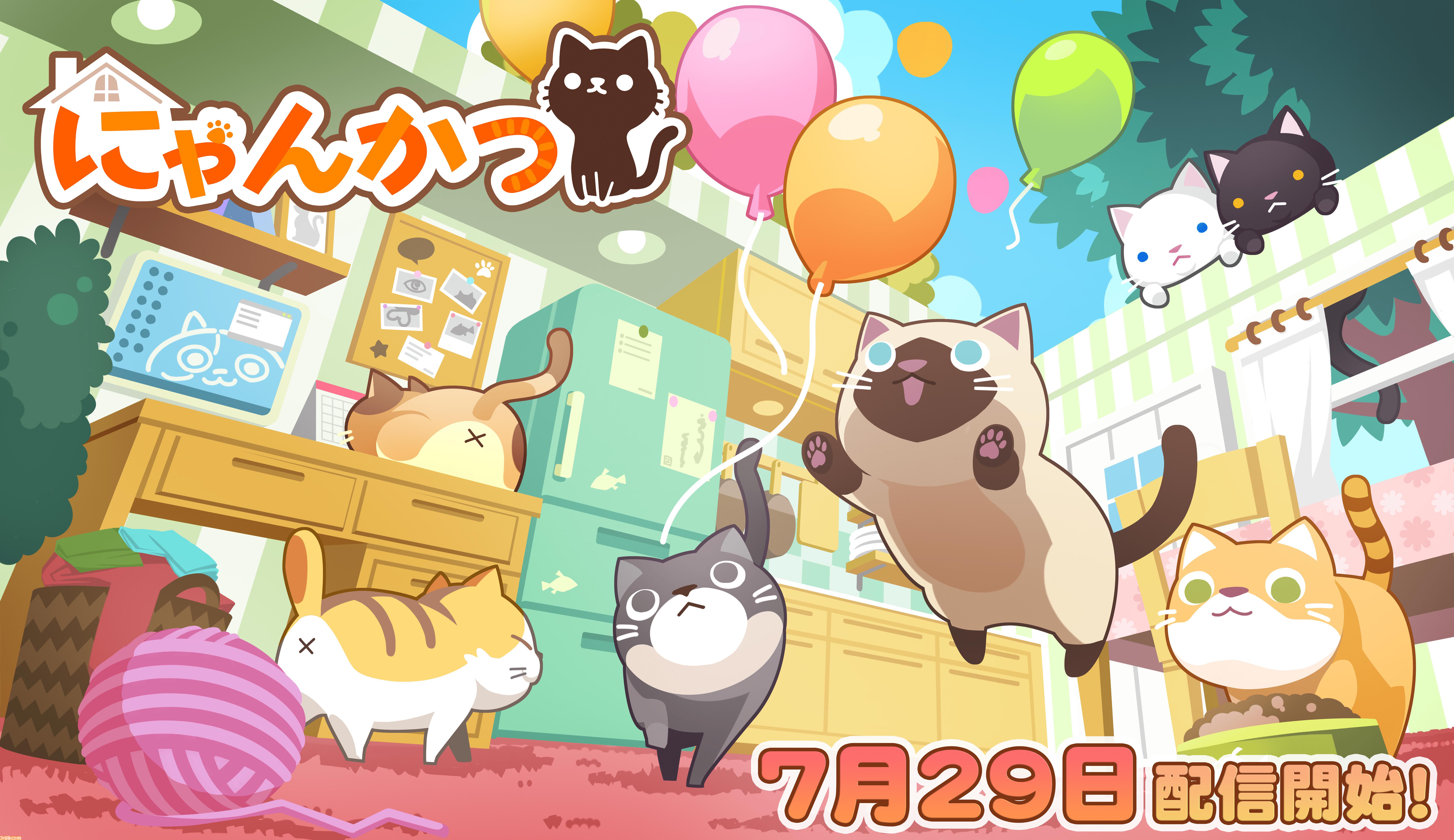配信開始】かわいいねこたちとのほのぼの生活を楽しもう！癒し系