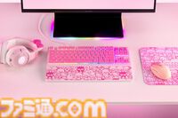 【Razer×サンリオ】ピンクでかわいい“ハローキティ”モチーフのゲーミングガジェットが登場。日本では現在(7/29)キーボードのみ購入可能