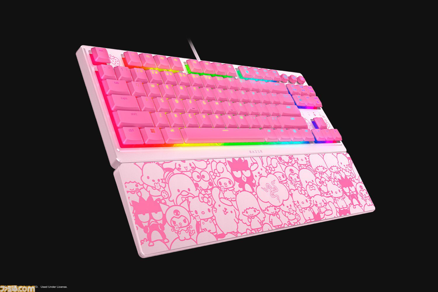 Razer×サンリオ】ピンクでかわいい“ハローキティ”モチーフのゲーミングガジェットが登場。日本では現在キーボードのみ購入可能 |  ゲーム・エンタメ最新情報のファミ通.com