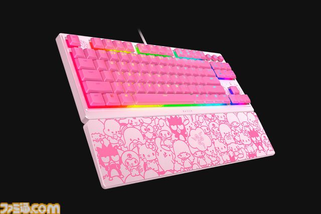 【Razer×サンリオ】ピンクでかわいい“ハローキティ”モチーフのゲーミングガジェットが登場。日本では現在(7/29)キーボードのみ購入可能