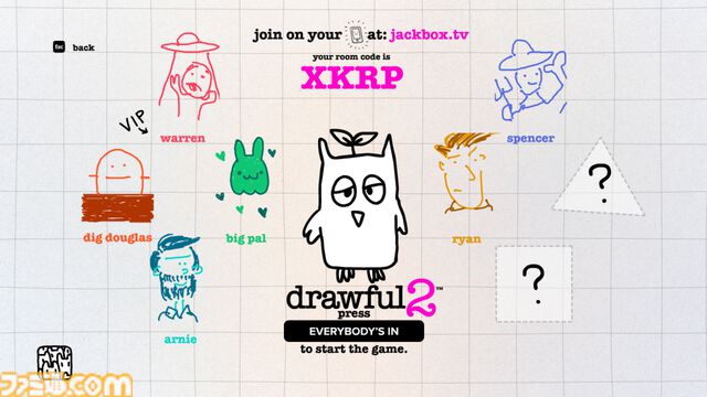 お絵描き×お題当てパーティーゲーム『Drawful 2』8月29日2時まで無料配信中。最大8人でクセツヨなお題の絵を描いてみんなで当てあう