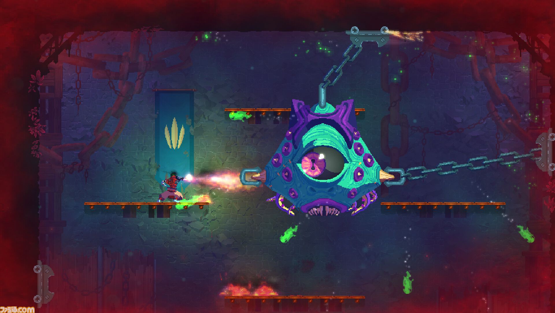 『Dead Cells』最終大型アップデートが8月19日に配信。ギロチンで処刑寸前の主人公が描かれたキーアートが公開