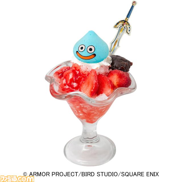 『ドラクエ』スライムが乗ったかわいいパッピンスが登場。ルイーダの酒場（秋葉原）で夏にピッタリの新メニューが8/7発売